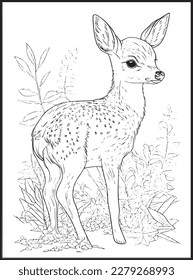 Cute Animals Coloring Pages .