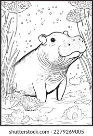 Cute Animals Coloring Pages .