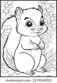 Cute Animals Coloring Pages .