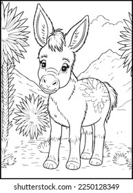 Cute Animals Coloring Pages for kids