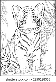 Cute Animals Coloring Pages for kids