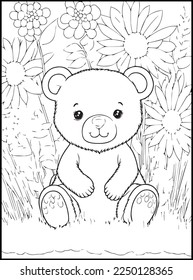 Cute Animals Coloring Pages for kids