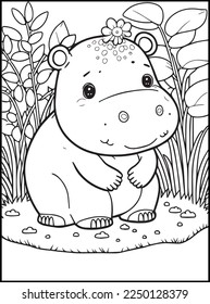 Cute Animals Coloring Pages for kids