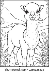 Cute Animals Coloring Pages for kids