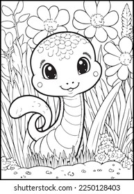 Cute Animals Coloring Pages for kids