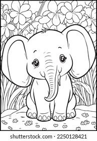 Cute Animals Coloring Pages for kids