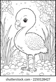 Cute Animals Coloring Pages for kids