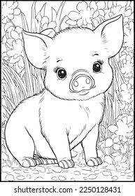 Cute Animals Coloring Pages for kids