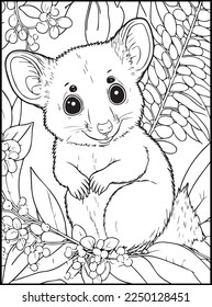 Cute Animals Coloring Pages for kids