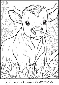 Cute Animals Coloring Pages for kids