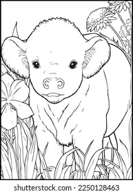 Cute Animals Coloring Pages for kids