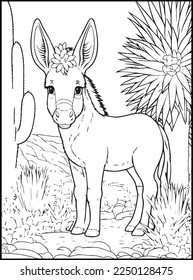 Cute Animals Coloring Pages for kids