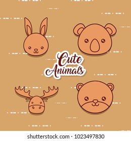 Cute animals design