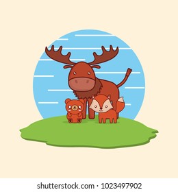 Cute animals design