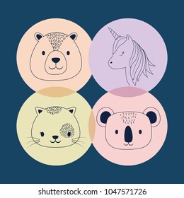 Cute animals design