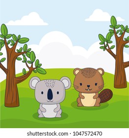 Cute animals design