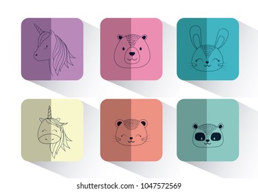 Cute animals design