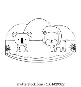 cute animals design