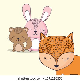 Cute animals design