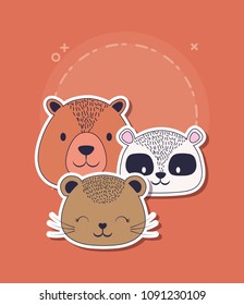 Cute animals design