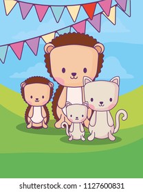 Cute animals design