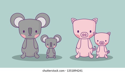 Cute animals design