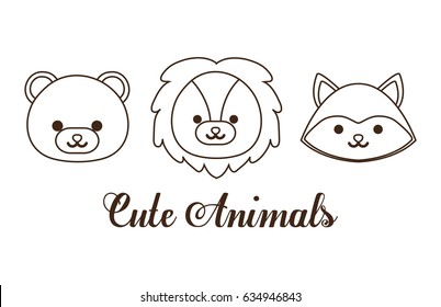 Cute animals design