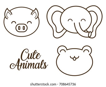 cute animals design