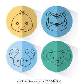 Cute animals design