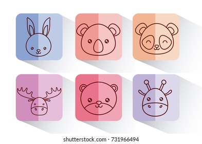 cute animals design
