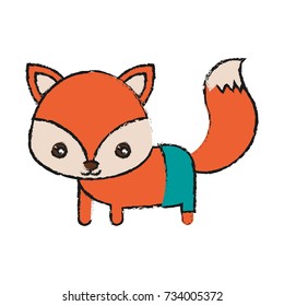 Cute Fox Berry Vector Illustration Stock Vector (royalty Free) 1131728114