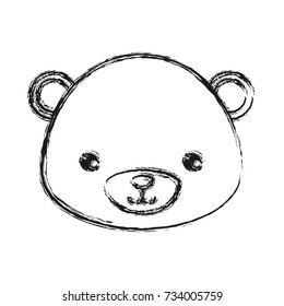 cute animals design bear