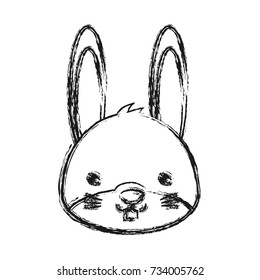 cute animals design rabbit