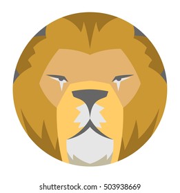 Cute animals emotions icons isolated fun set face