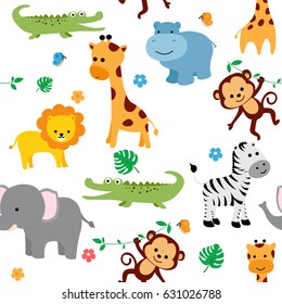 Big Vector Set Animals Stock Vector (Royalty Free) 1500229847