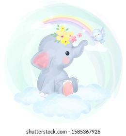 cute animals illustration for baby room decoration, t-shirt design and many more
