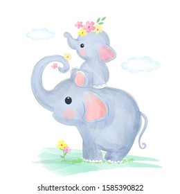 cute animals illustration for baby room decoration, t-shirt design and many more