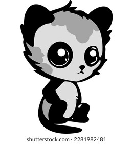 Cute animals illustration including beloved pets cats dogs wild animals tigers bears and zoo animals giraffes penguins, playful and charming design, perfect for adding touch of fun 