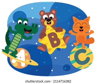 Rute Tiere und Briefplaneten
