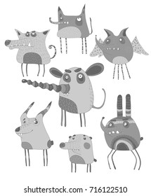 cute animals monsters