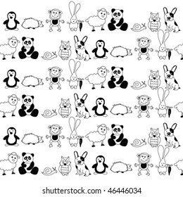 cute animals pattern