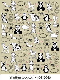 cute animals pattern