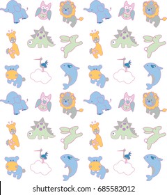 Cute animals pattern