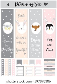 Cute Animals Planning Set