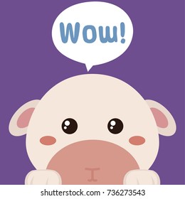 Cute animals poster, template, cards, cats. Vector illustration