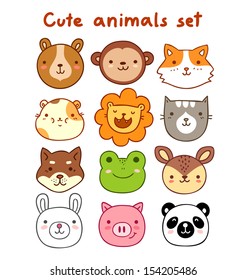 Cute animals Set