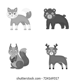 Cute animals set