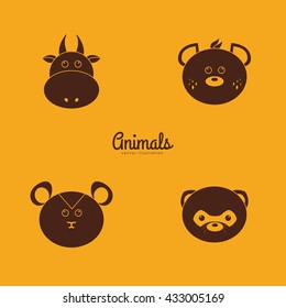Cute Animals silhouettes
