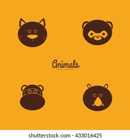 Cute Animals silhouettes