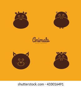 Cute Animals silhouettes